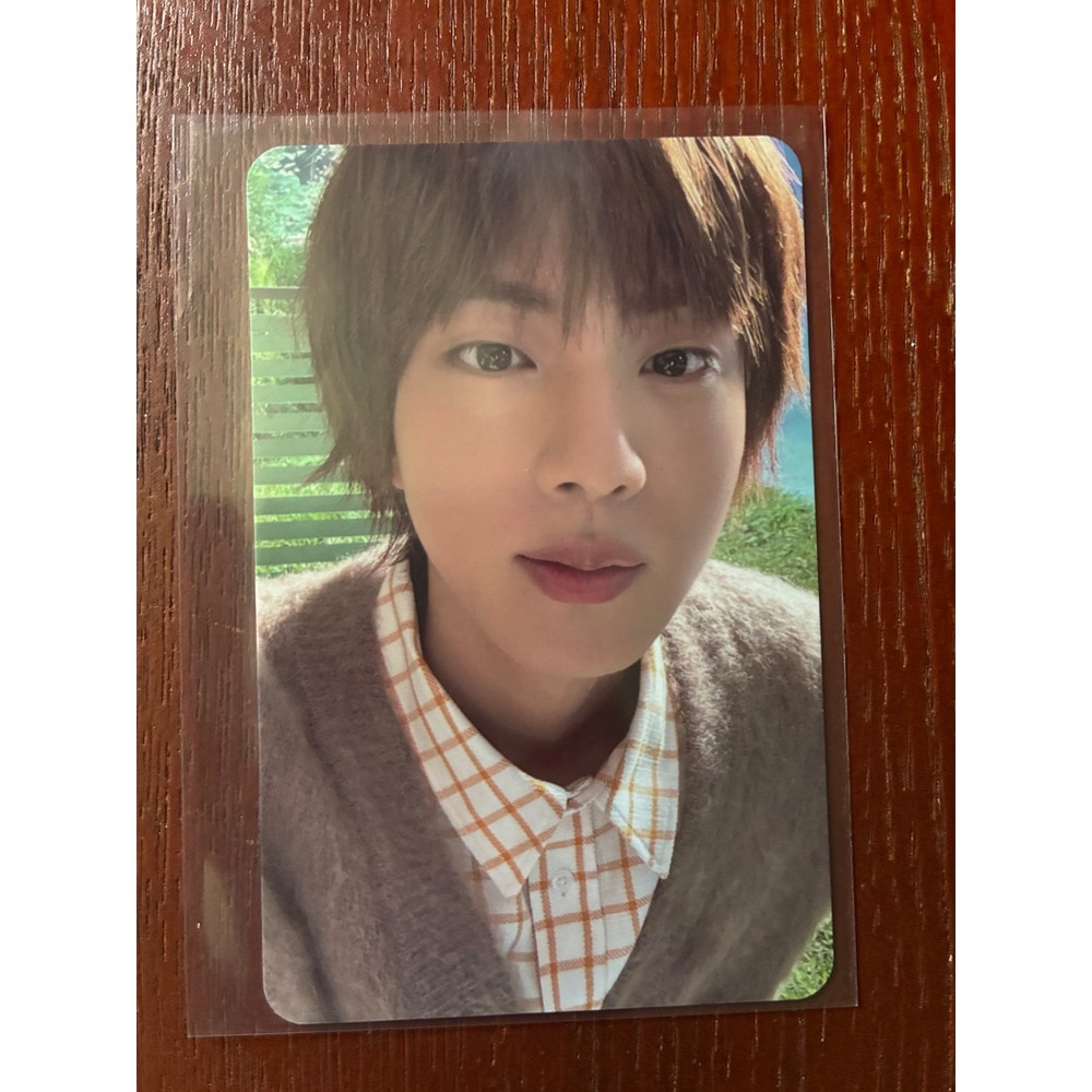 BTS Jin official Happy album photocard